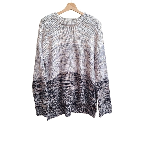 Cupio Knit Gradient Color Block, Sweater, Size Large - Picture 1 of 9